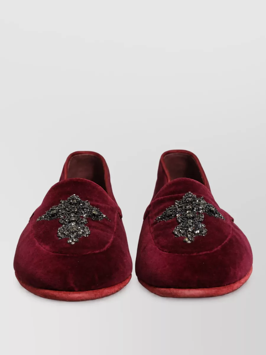 Dolce&Gabbana leather embellished loafers
