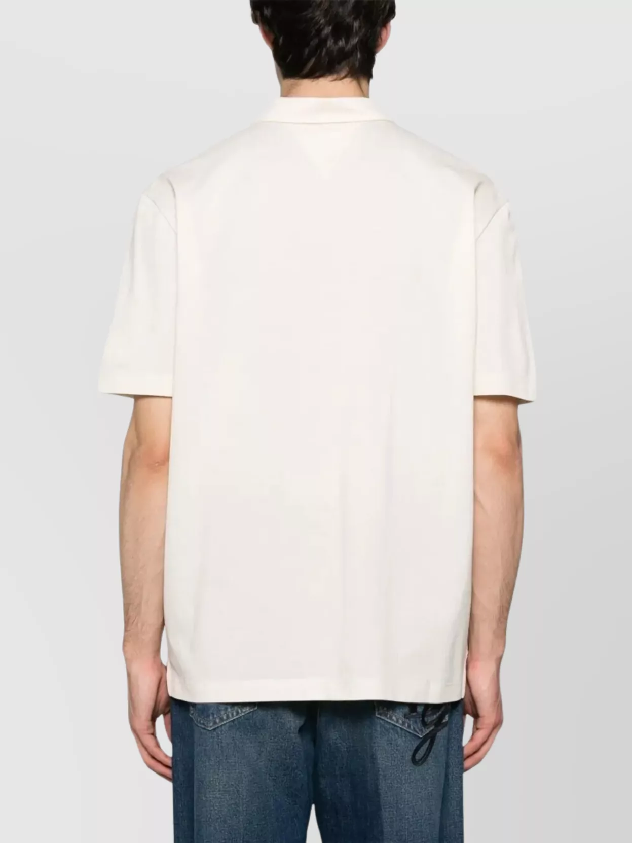 Bottega Veneta Collar Detail Cotton Piqué Polo