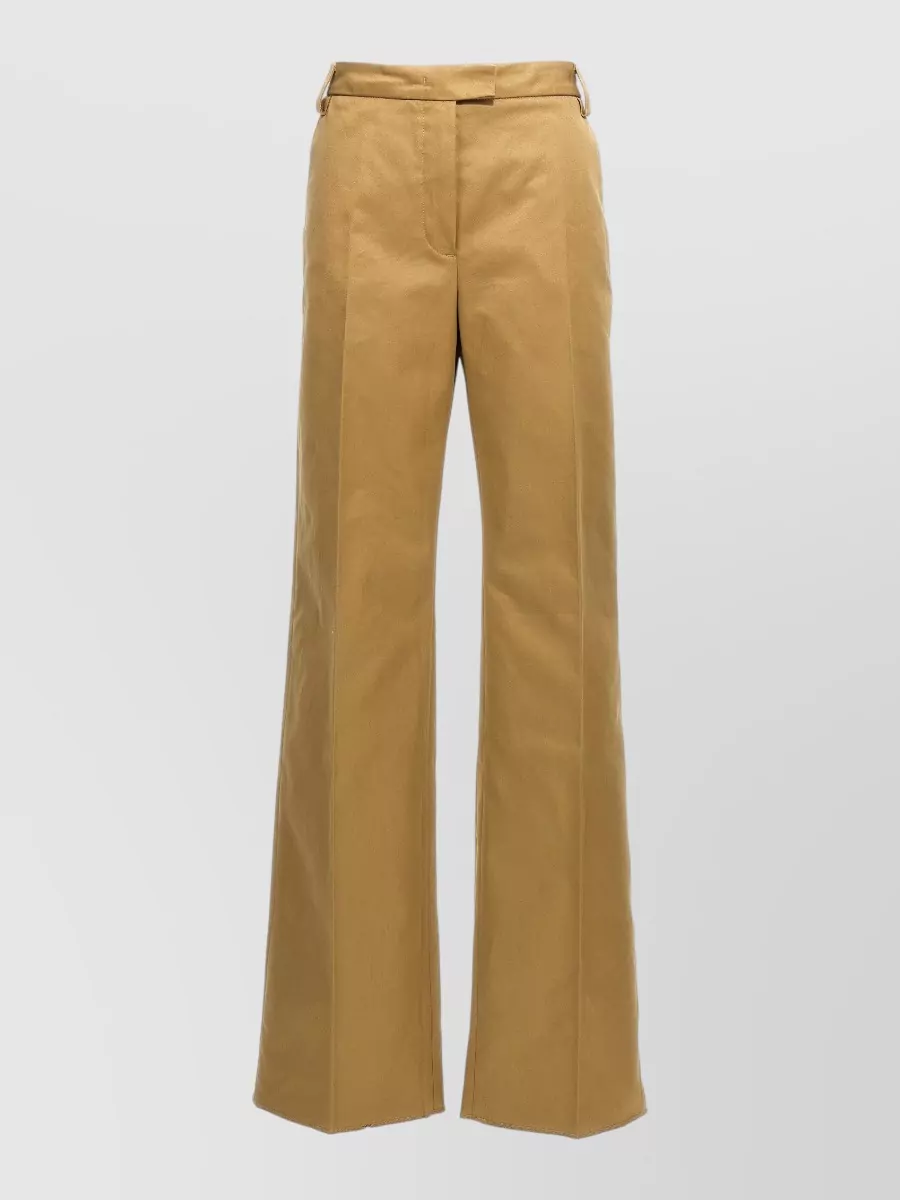 Thelatest cotton wide-leg trousers