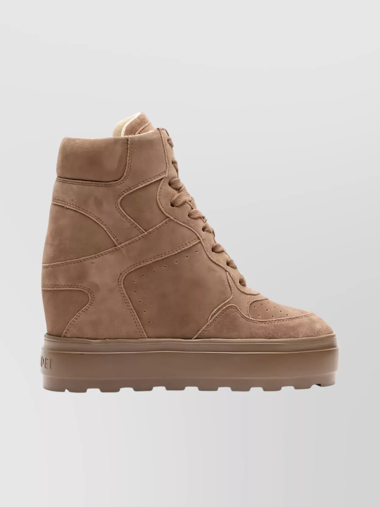 Casadei High Top Suede Lace Up Sneakers