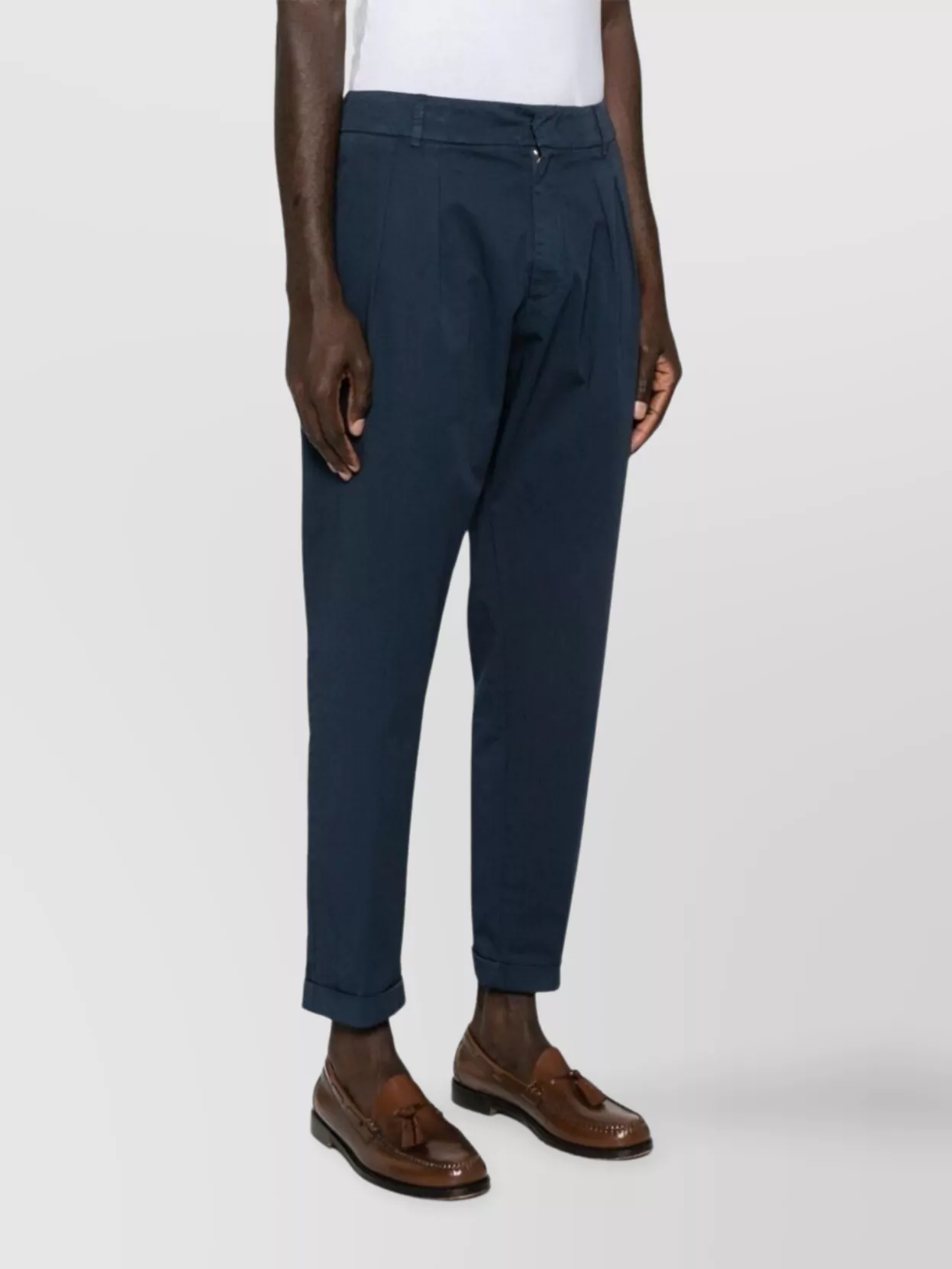 Dondup Tailored Trousers With Pockets And Cuffs