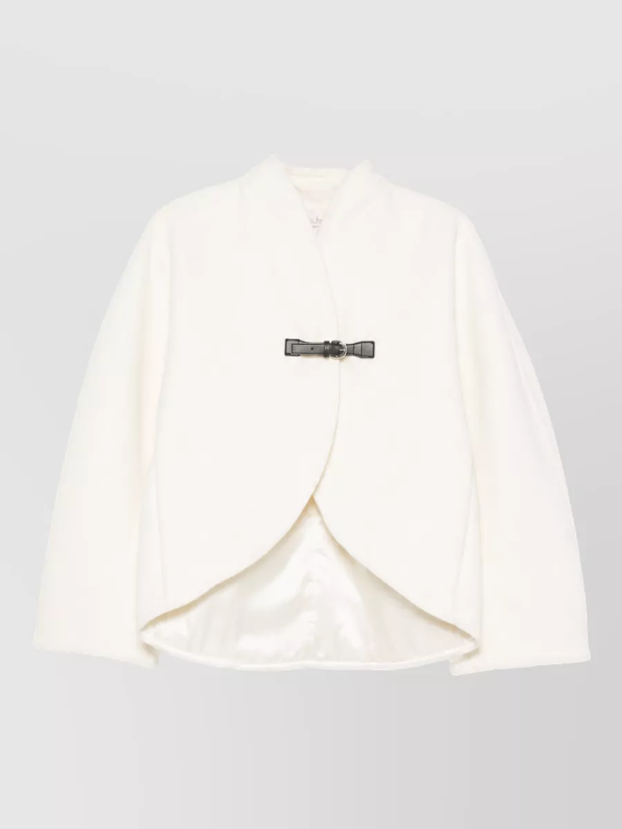Forte Forte virgin wool high-neck cropped jacket