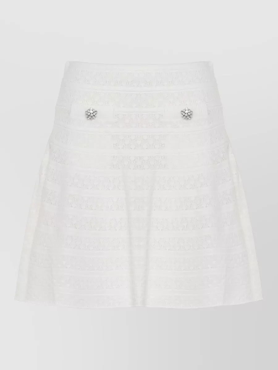 Self-Portrait Knee-length a-line skirt