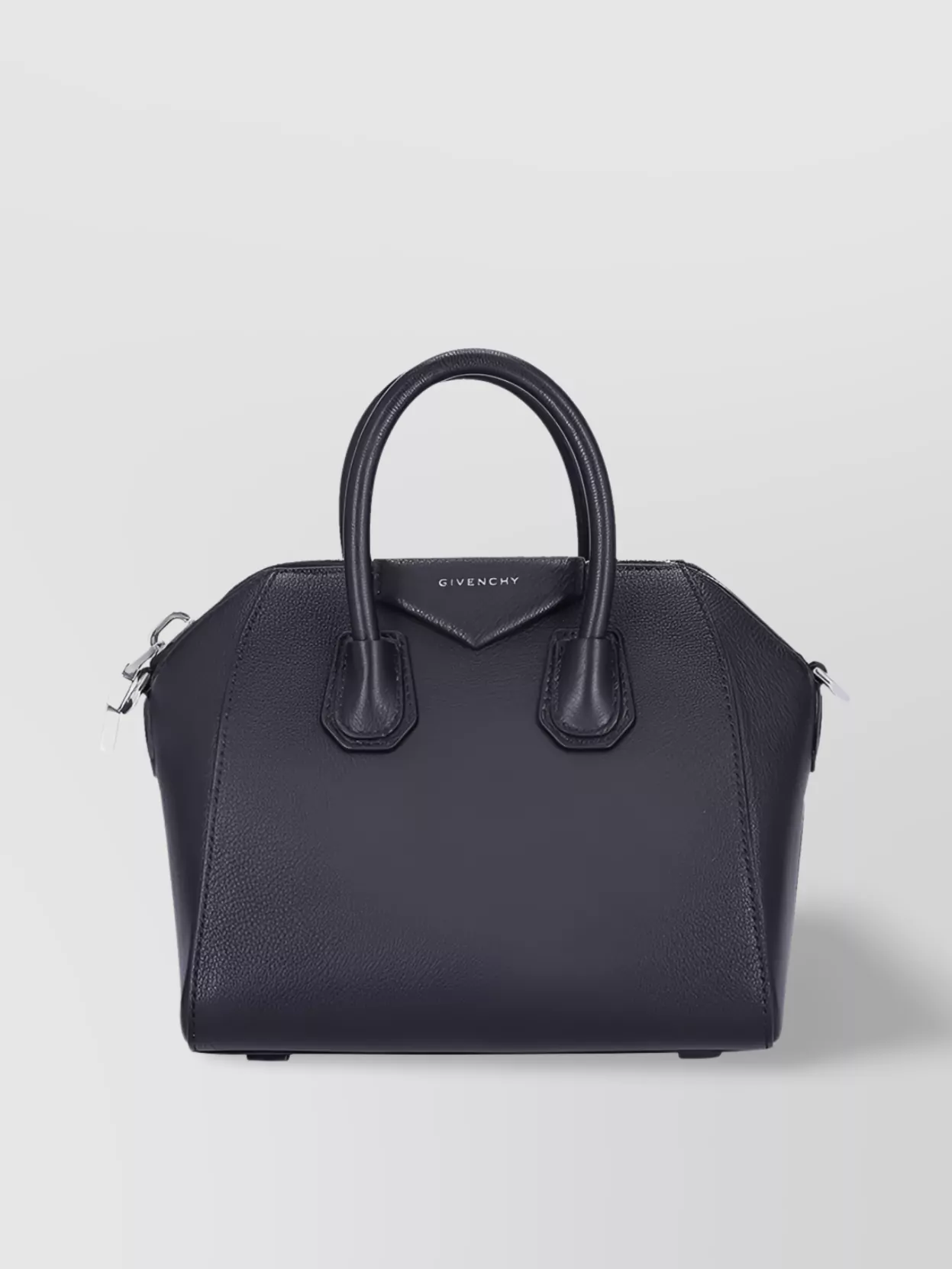 Shop Givenchy Versatile Leather Shoulder Bag In Grey