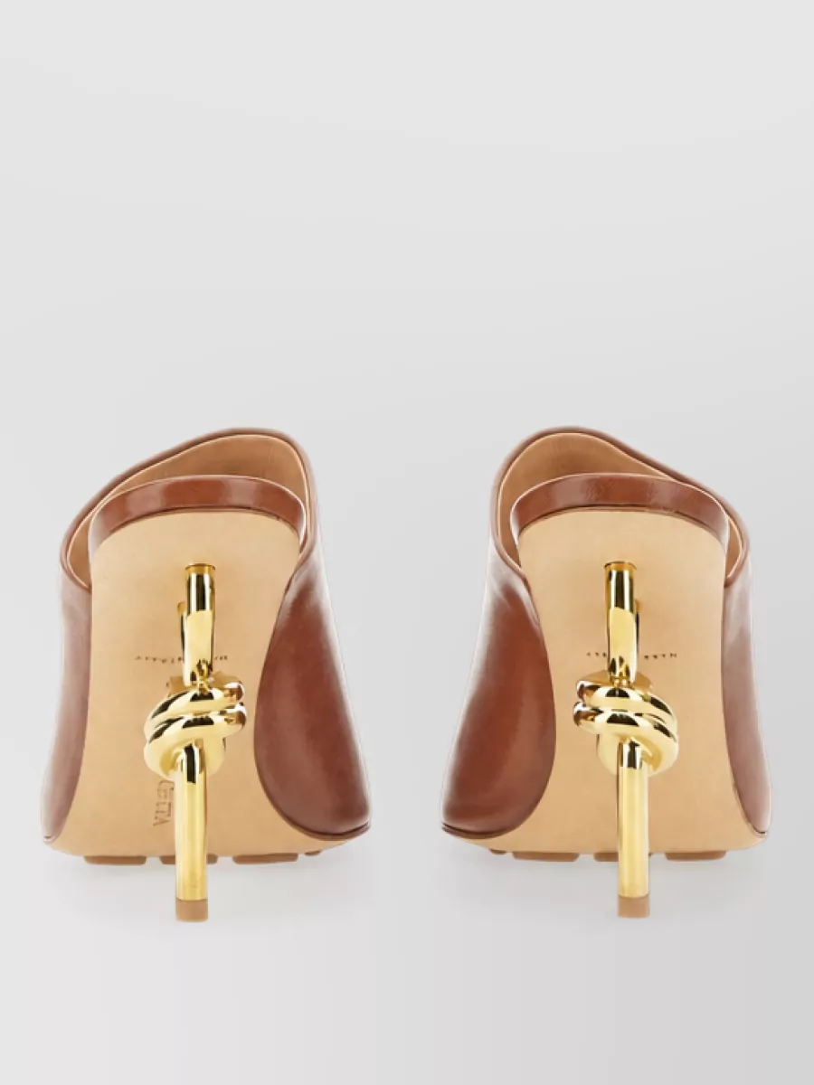 Bottega Veneta Leather Knot Mules