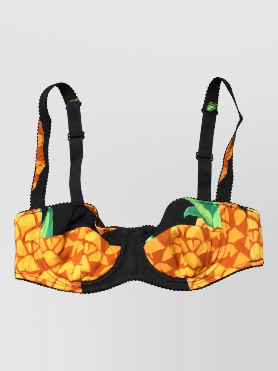 Dolce&Gabbana silk balconette bikini top