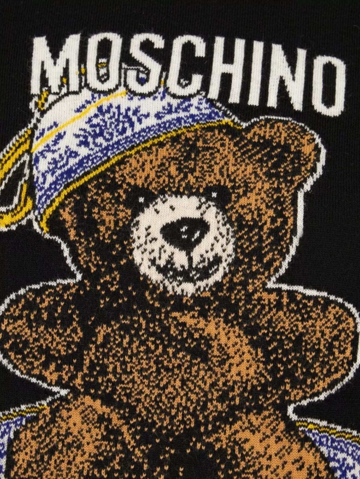 Moschino Crew Neck Teddy Bear Knitwear