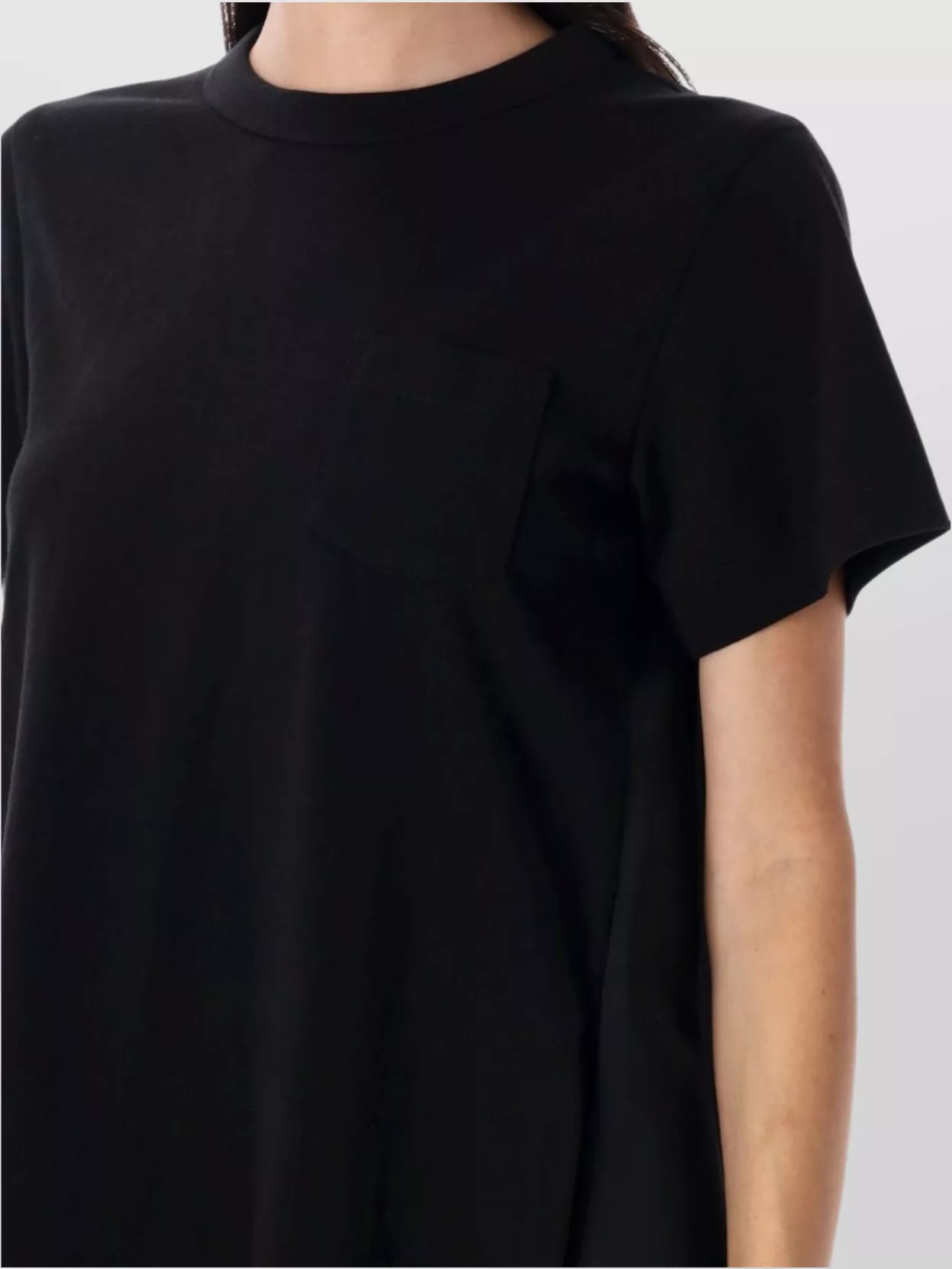 Sacai Midi Dress T-Shirt Back Nylon