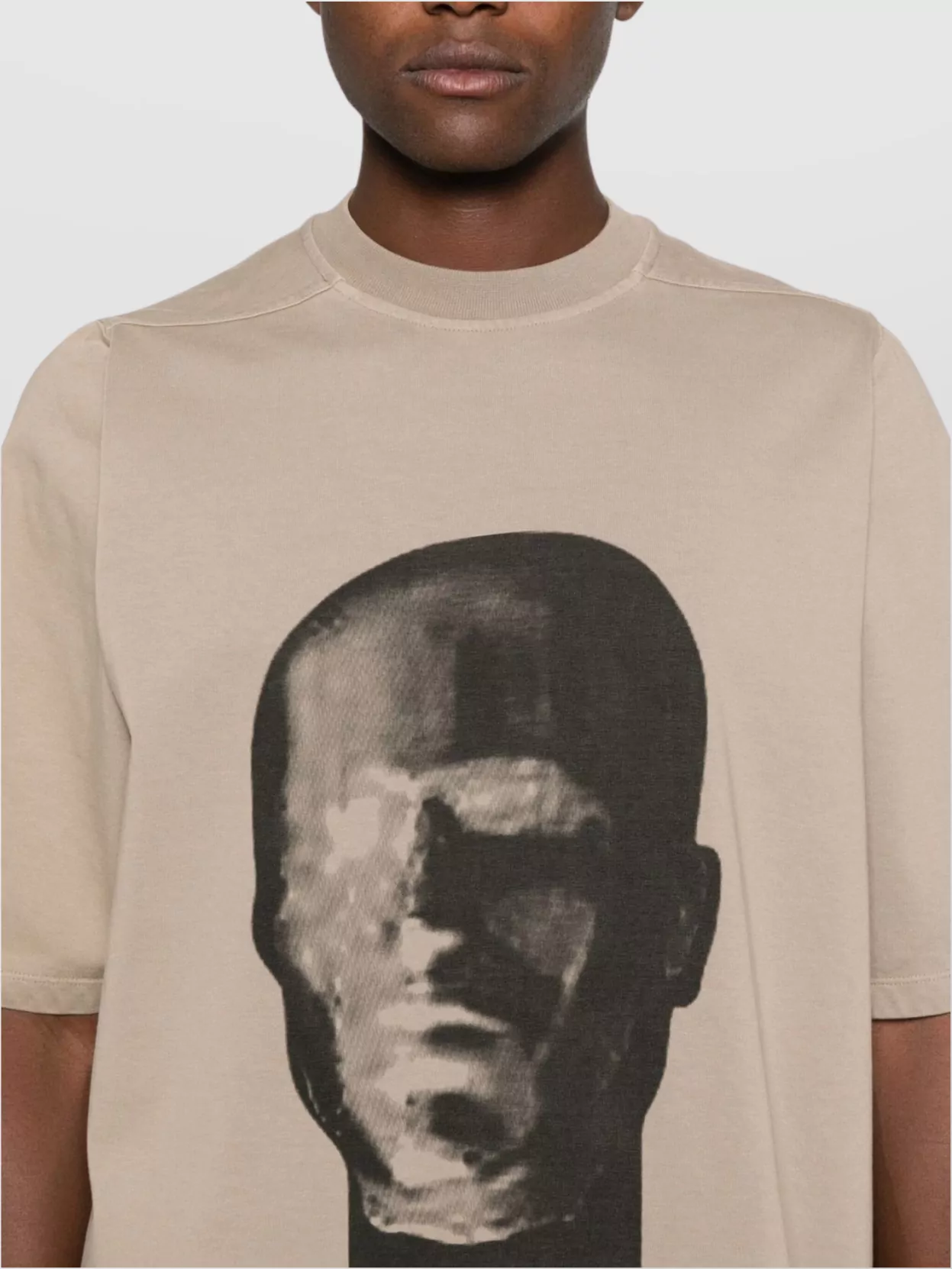 Rick Owens Drkshdw Oversized Graphic Print T-Shirt