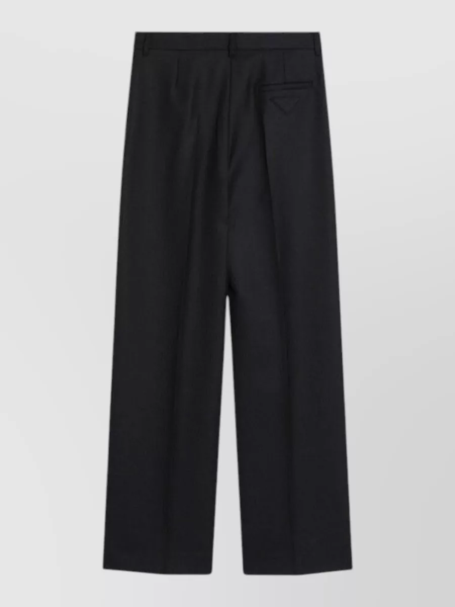 Prada Wool Wide-Leg Trousers