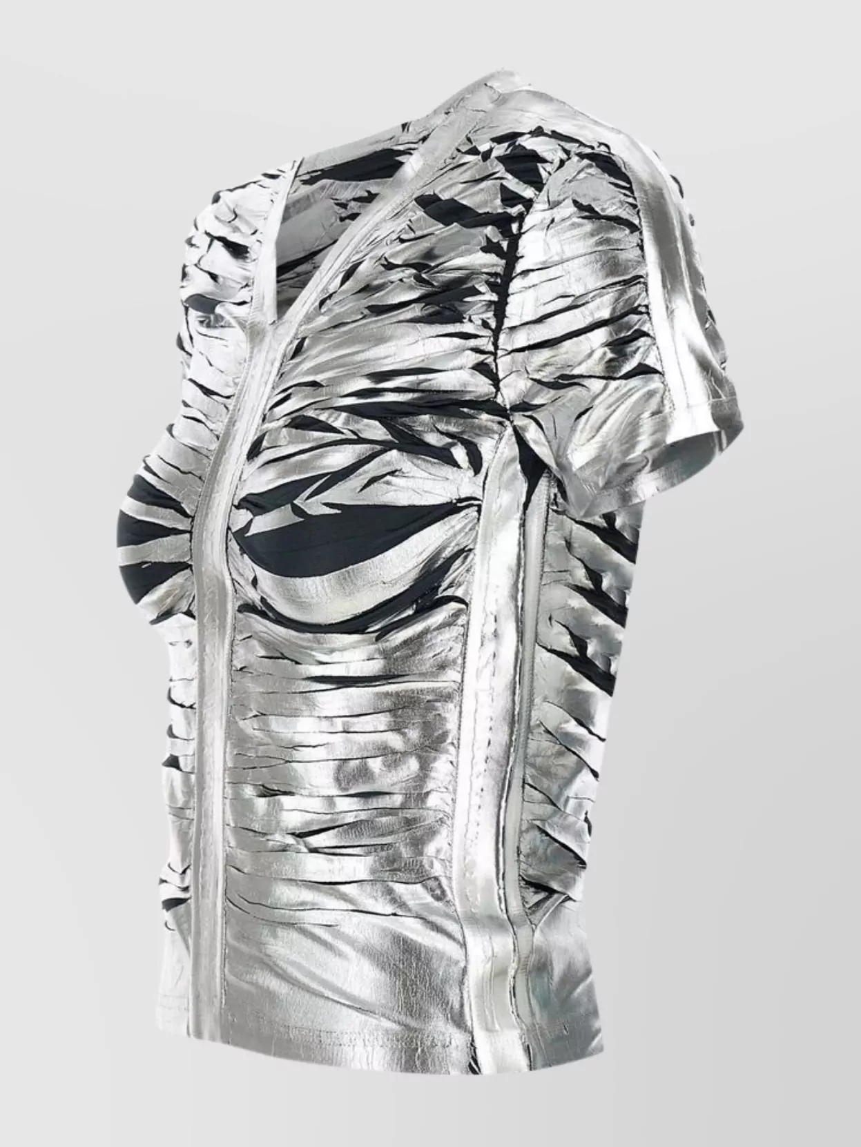 Diesel T Ai Topwear In Silver Acetate In Grey