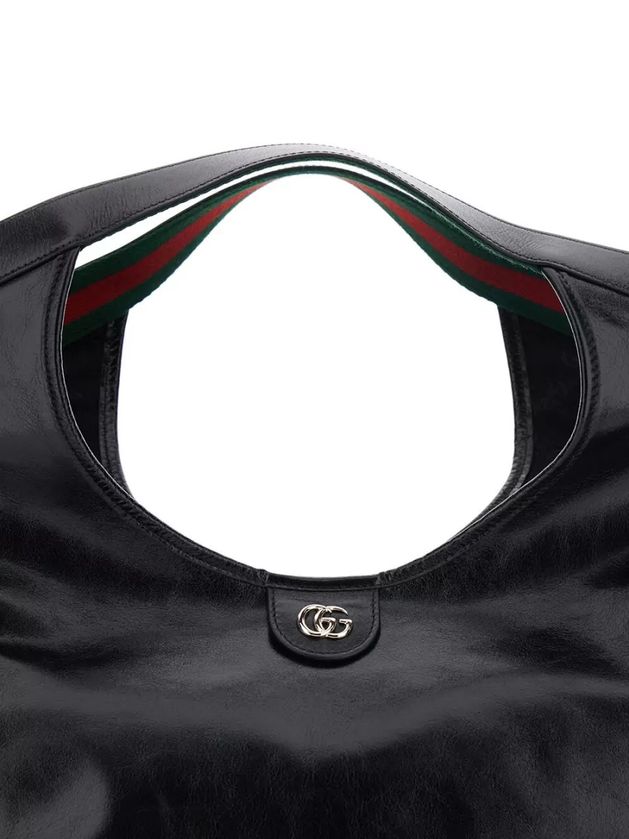 Gucci Giglio Large Leather Tote Bag