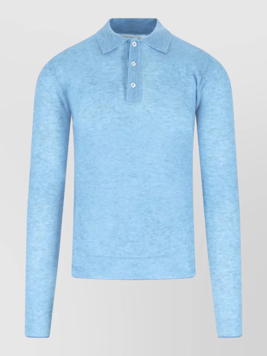 Erl Wool Crewneck Polo Shirt