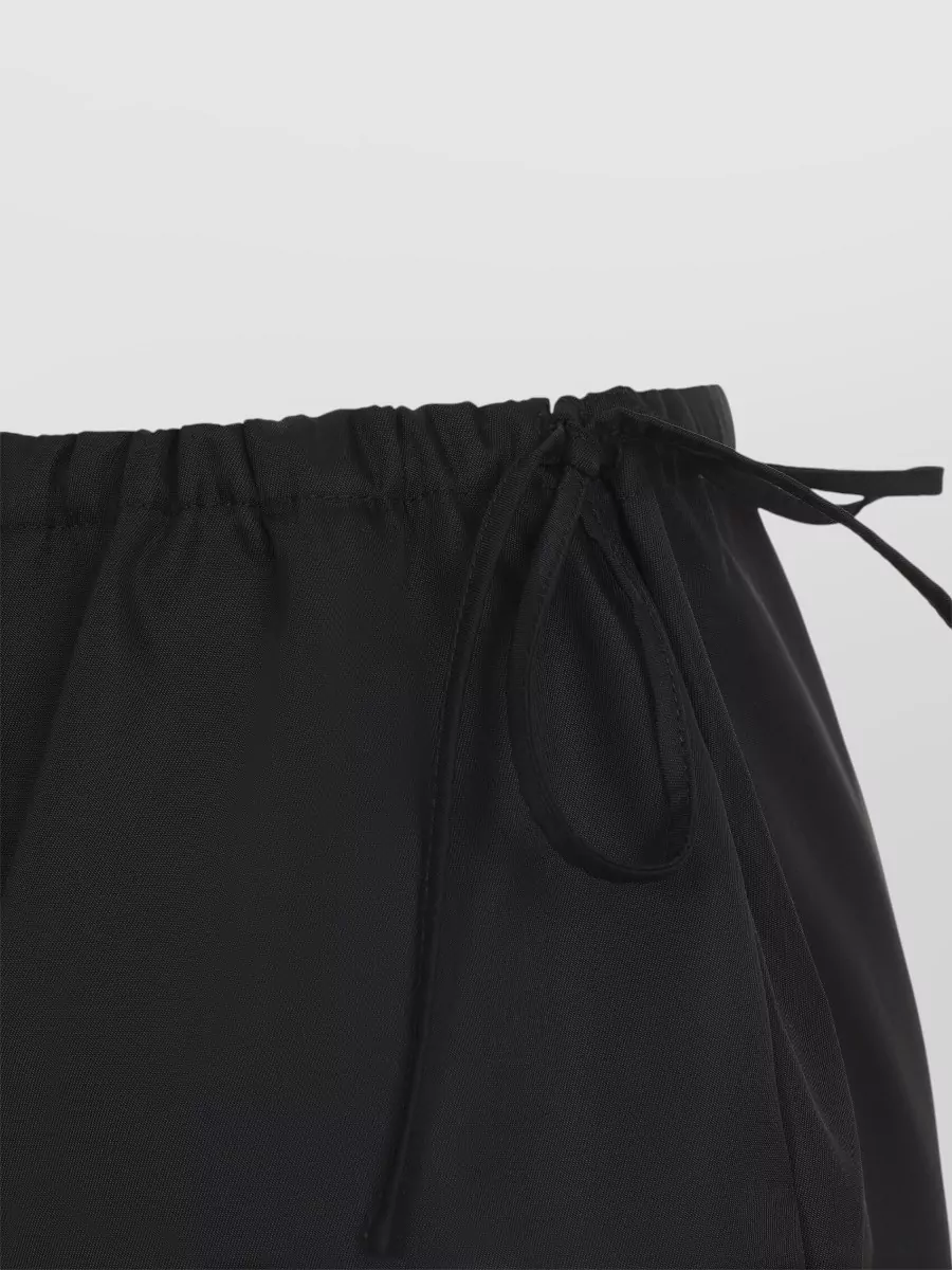 Prada Nylon Midi Straight Skirt