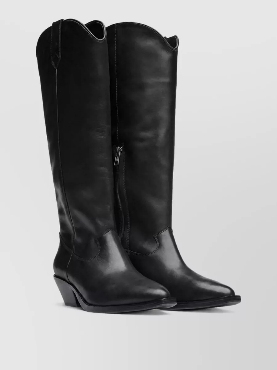 Ash leather ankle boots