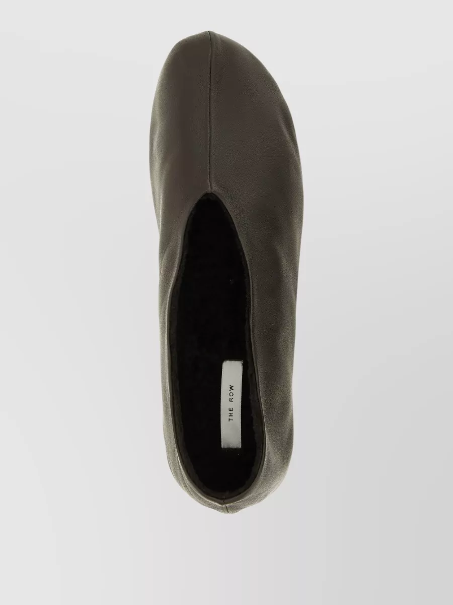 The Row Stella Sleeper Low Profile Round Toe Slippers