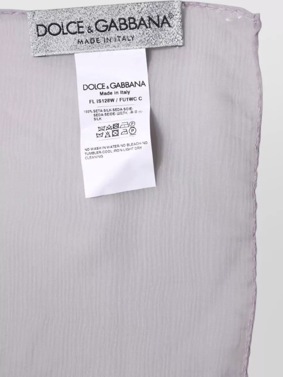Dolce&Gabbana Silk Rectangle Scarf