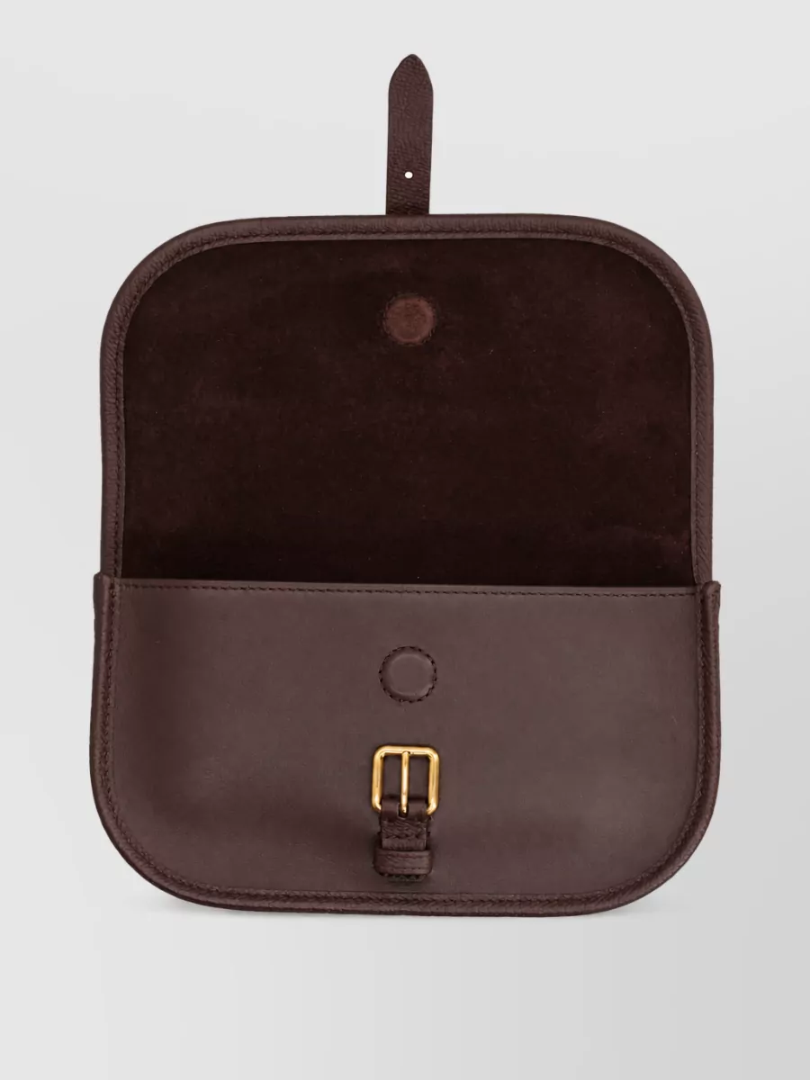 Valentino Garavani Leather Antibes Clutch Bag