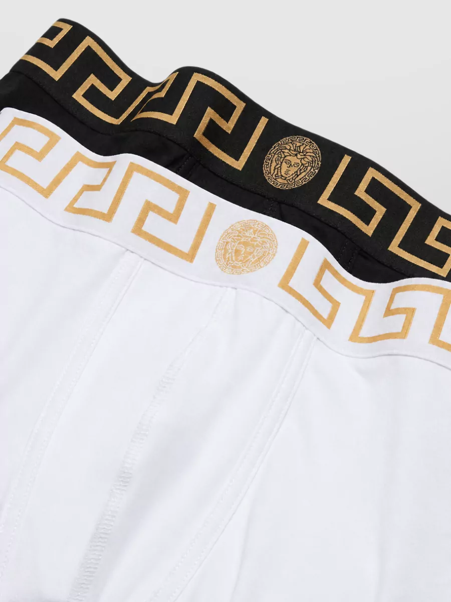 Versace Logo Boxer Briefs 2 Pack