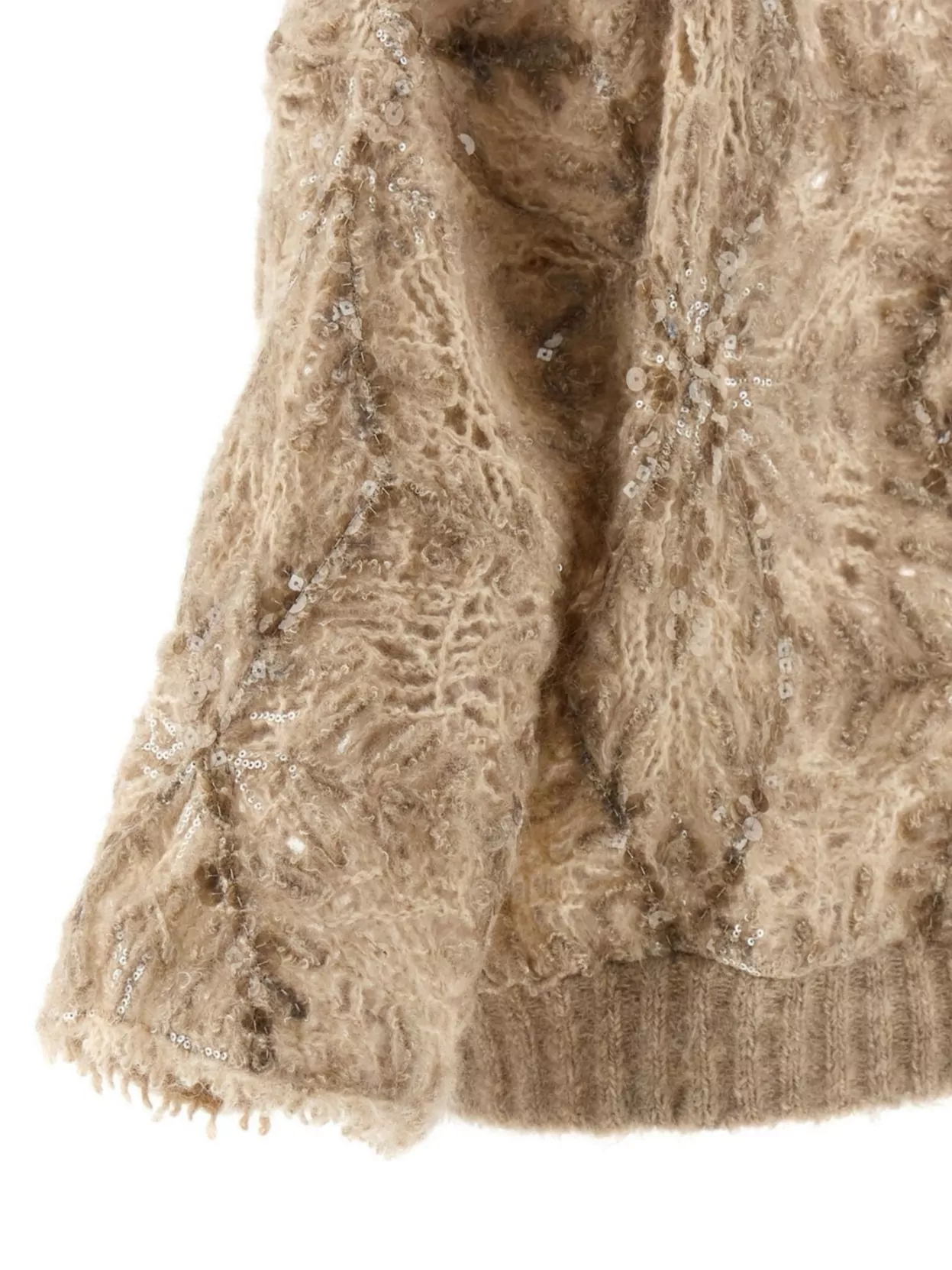 Brunello Cucinelli V-Neck Cardigan With Long Sleeves And Sequins
