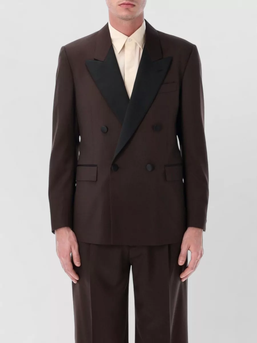 Lardini Wool double-breasted dinner jacket