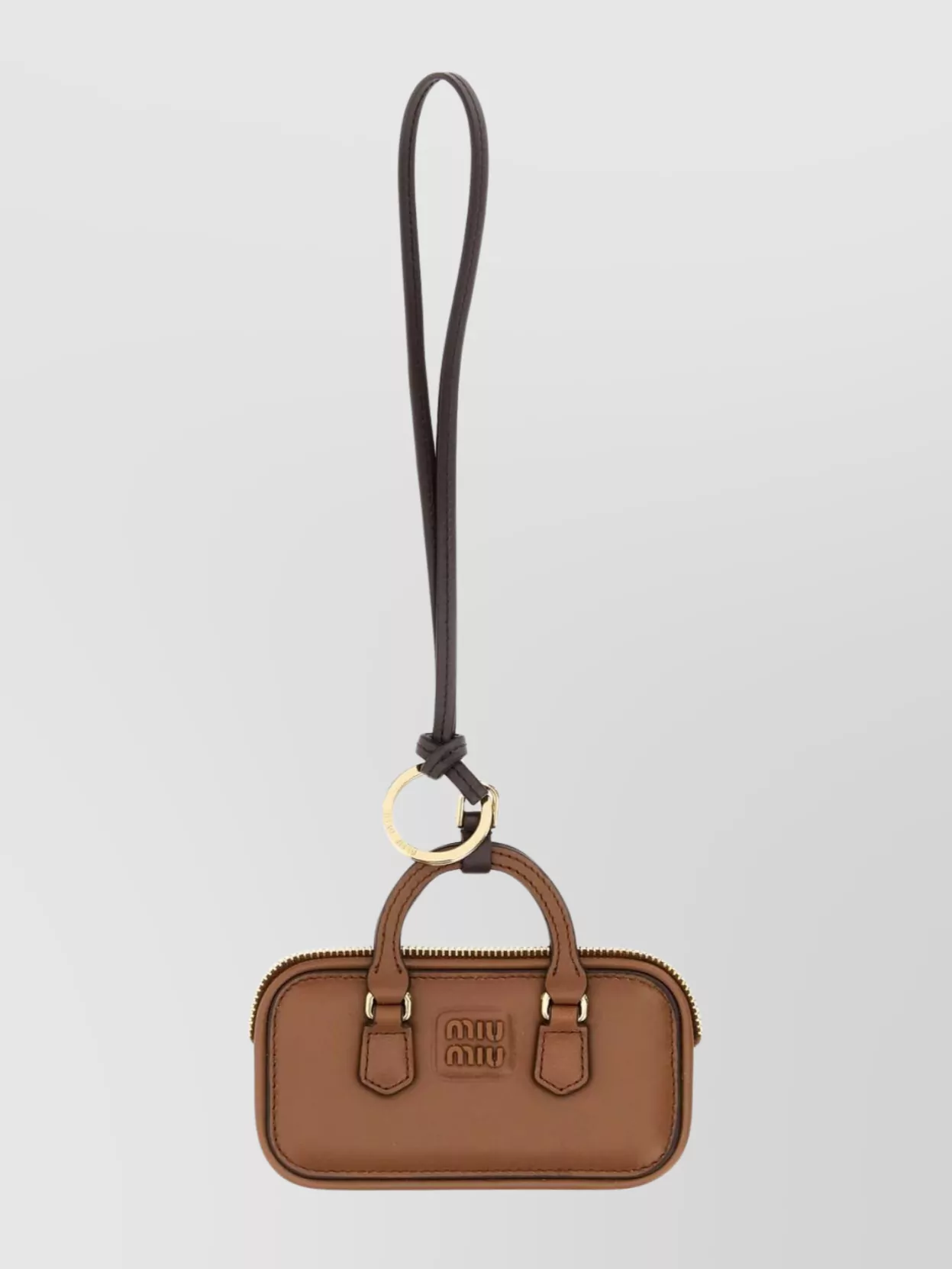 Miu Miu Leather Keyring Top Handle