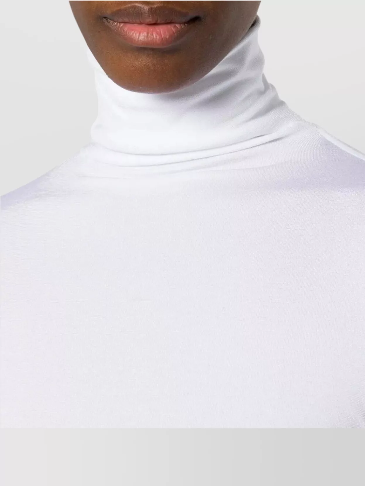 Wolford High Neck Ribbed Stretch Cotton Body