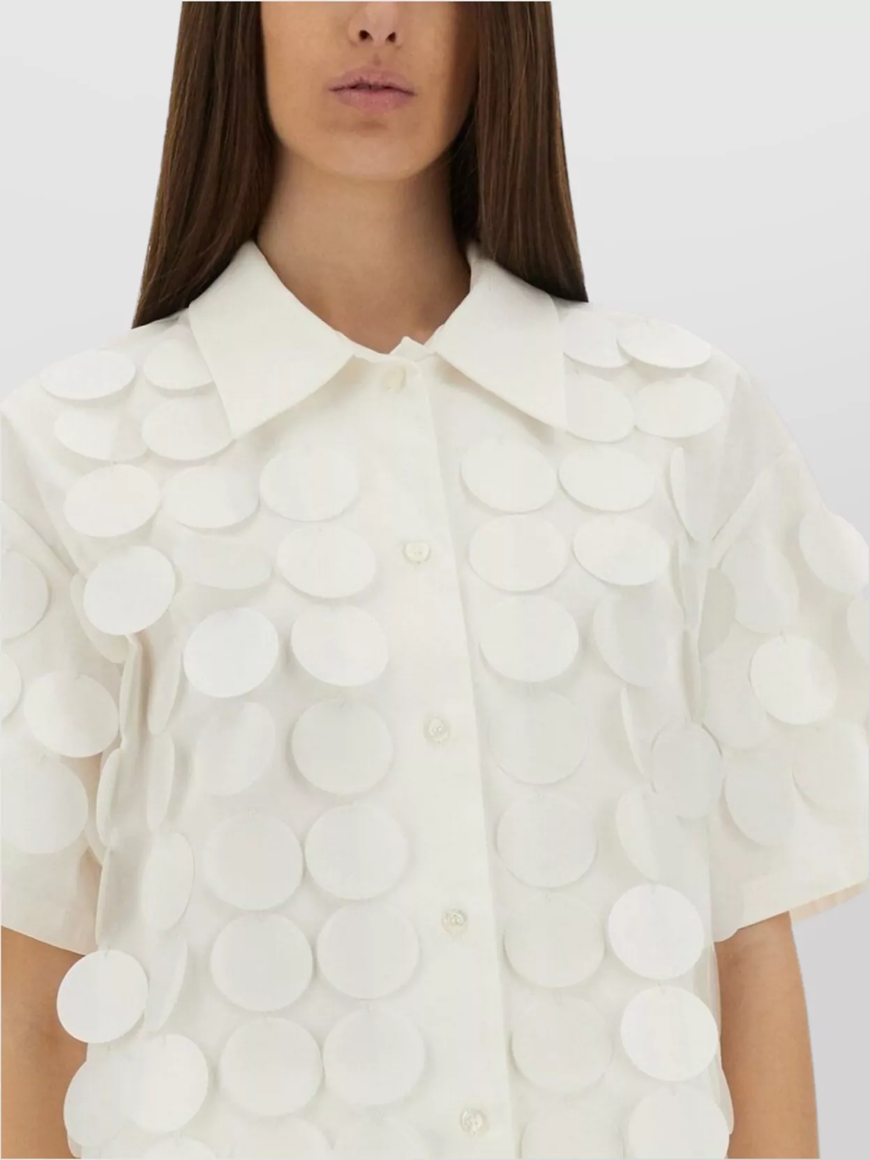 Msgm Paillette-embellished Shirt
