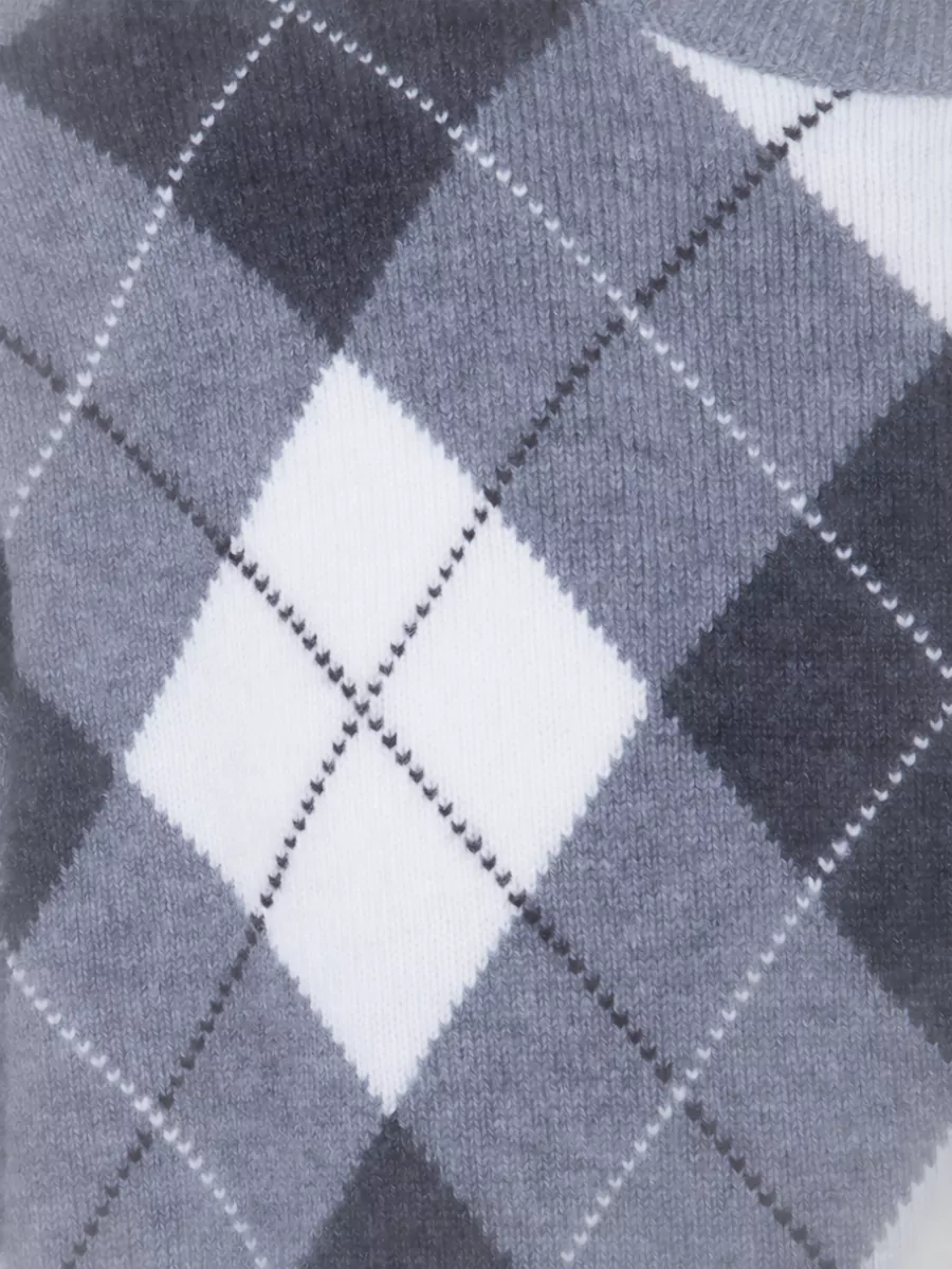Dunst Argyle Crew Neck Jumper