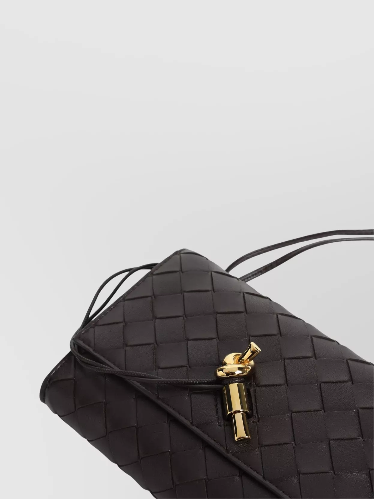 Bottega Veneta Slim Pouch With Metallic Knot Buckle