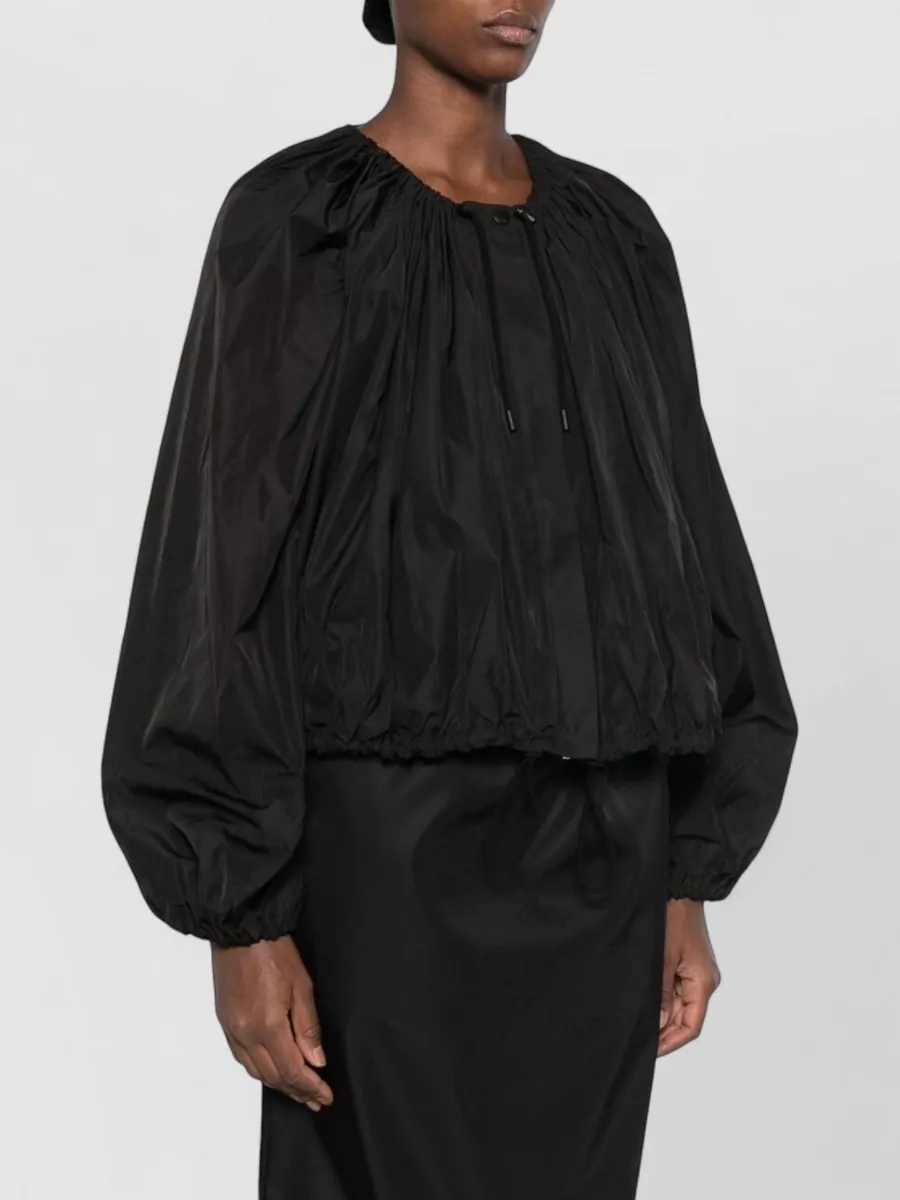 Totême Gathered Long-Sleeve Blouse