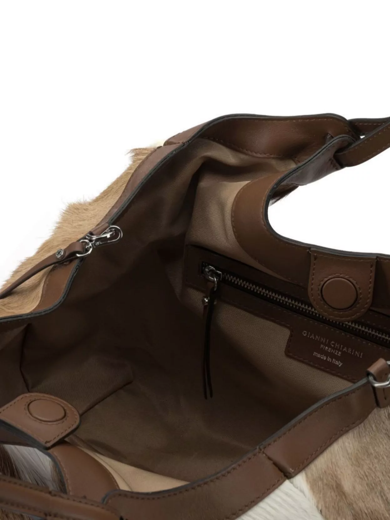 Gianni Chiarini Textured Shoulder Bags Featuring Dual Handles