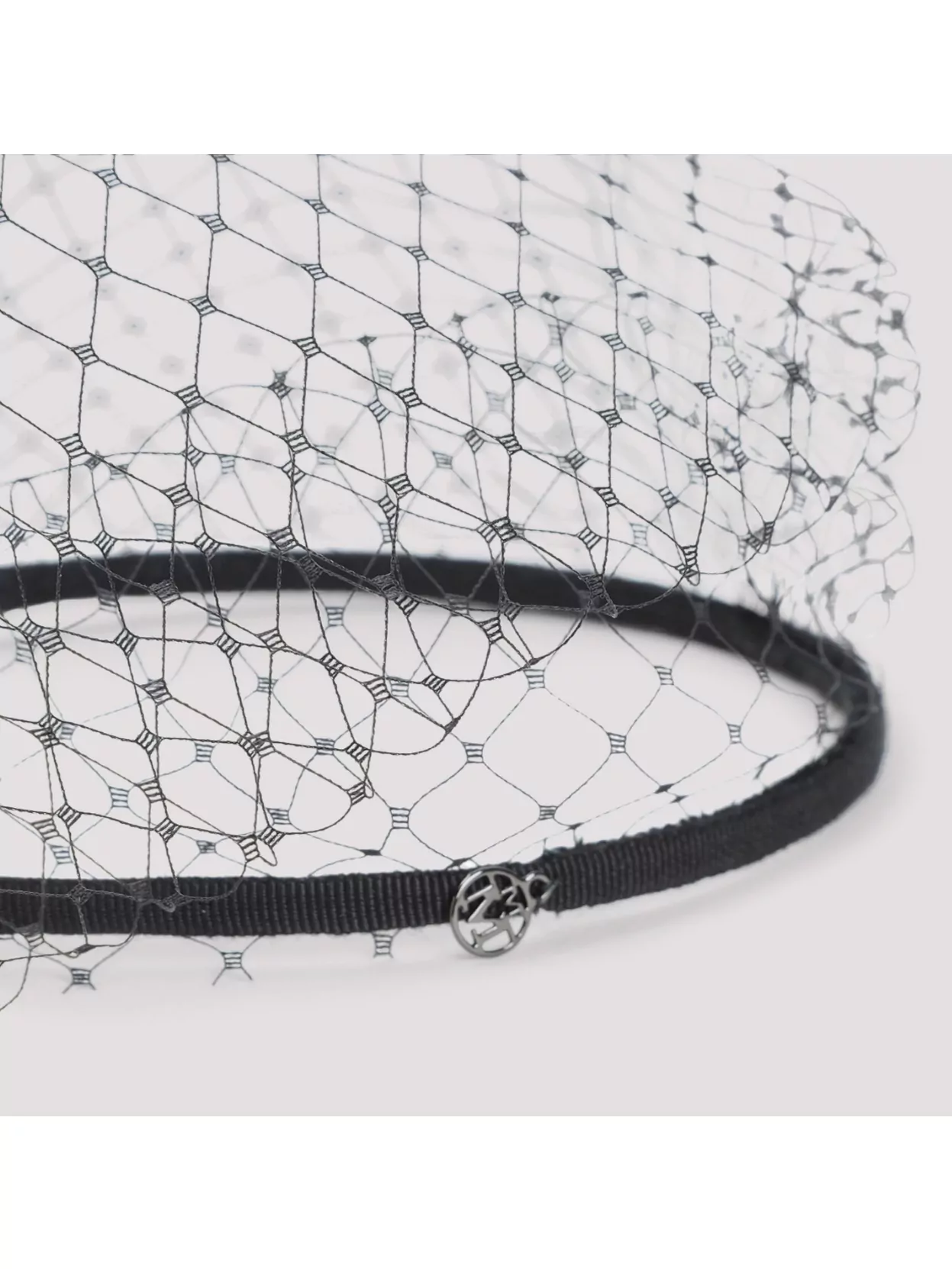 MAISON MICHEL VEIL HAIR BAND MESH NETTING