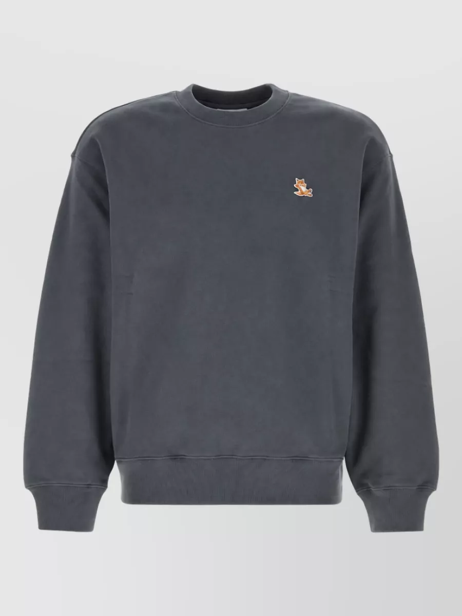 Maison Kitsuné organic cotton short-sleeve sweatshirt