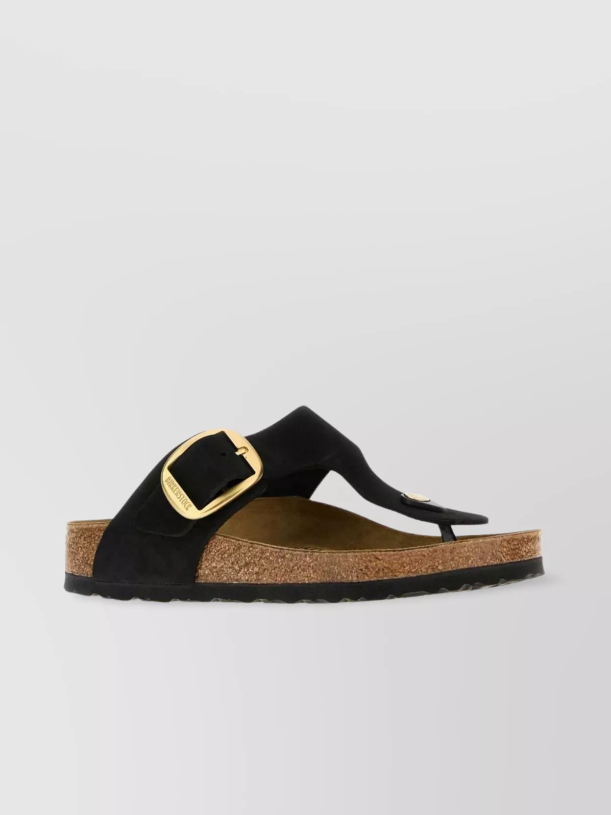Birkenstock Suede Thong Slippers Cork Sole