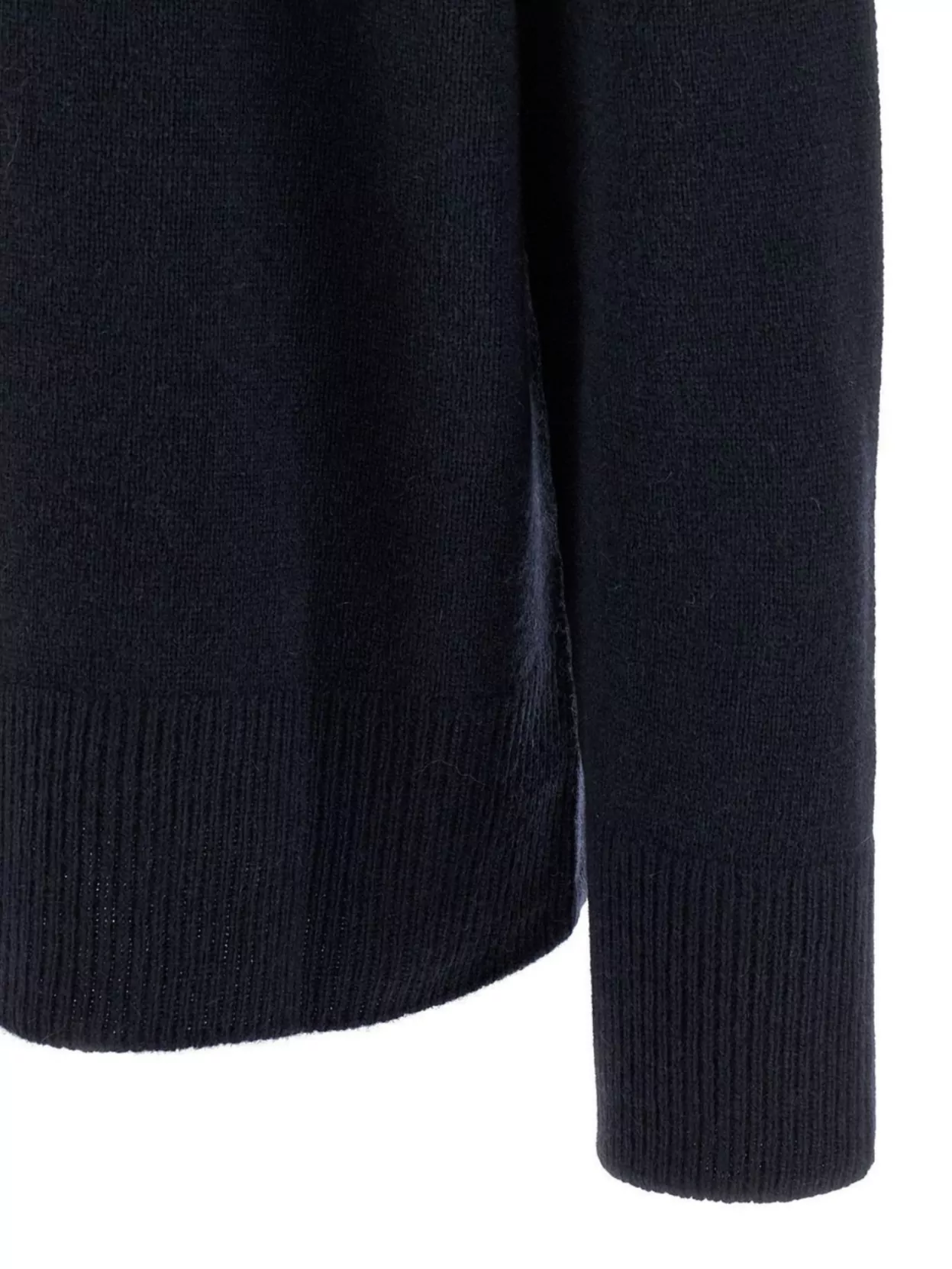 The Row Turtleneck Sweater With Ribbed Collar And Cuffs