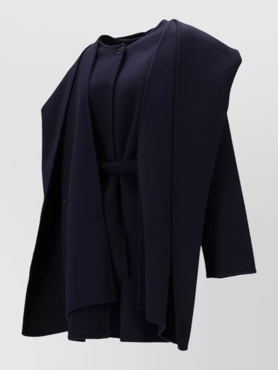 Parosh Wool Poncho
