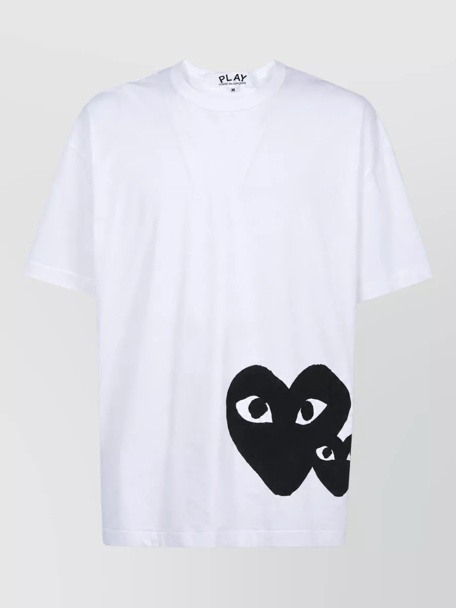 Comme des Garçons Play oversized logo t-shirt