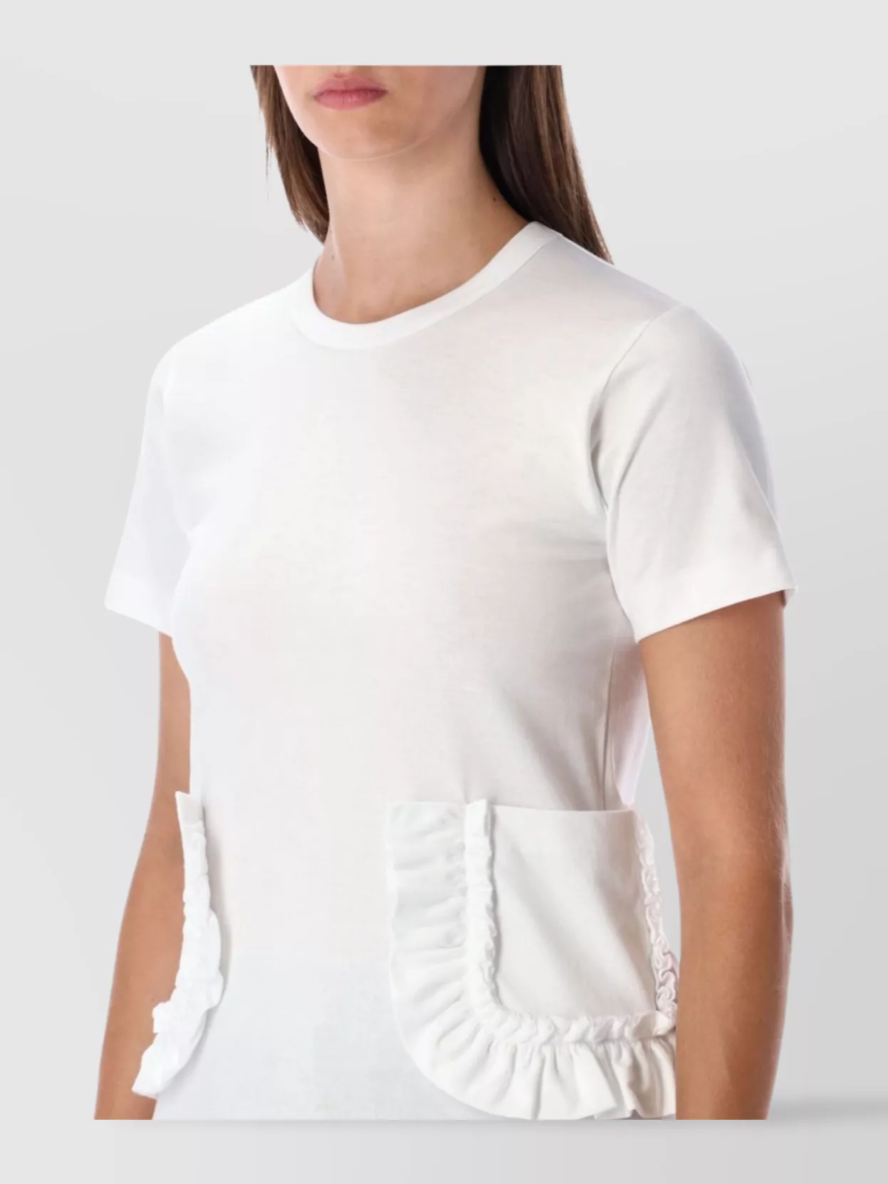 Comme Des Garçons Ruffle Detail Pocket T-Shirt