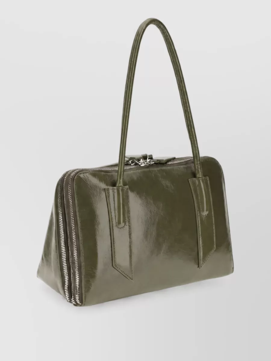The Attico Calf Leather Clutch Bag