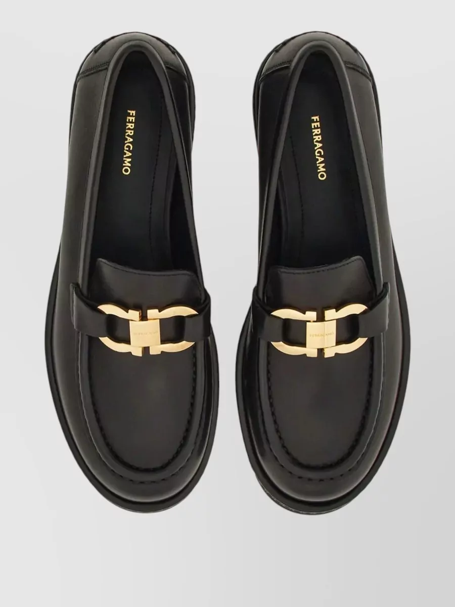 Ferragamo Leather Loafers