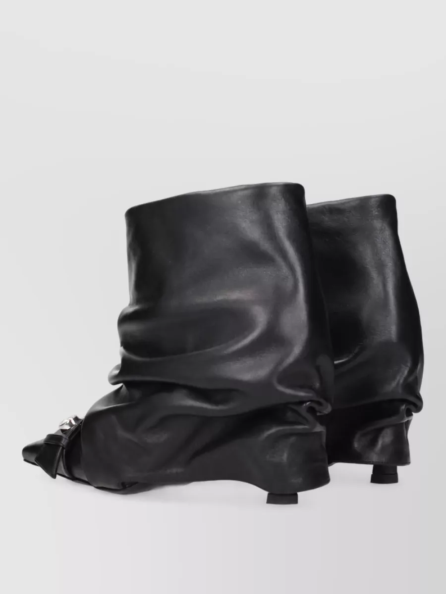 The Attico Leather Ankle Boots