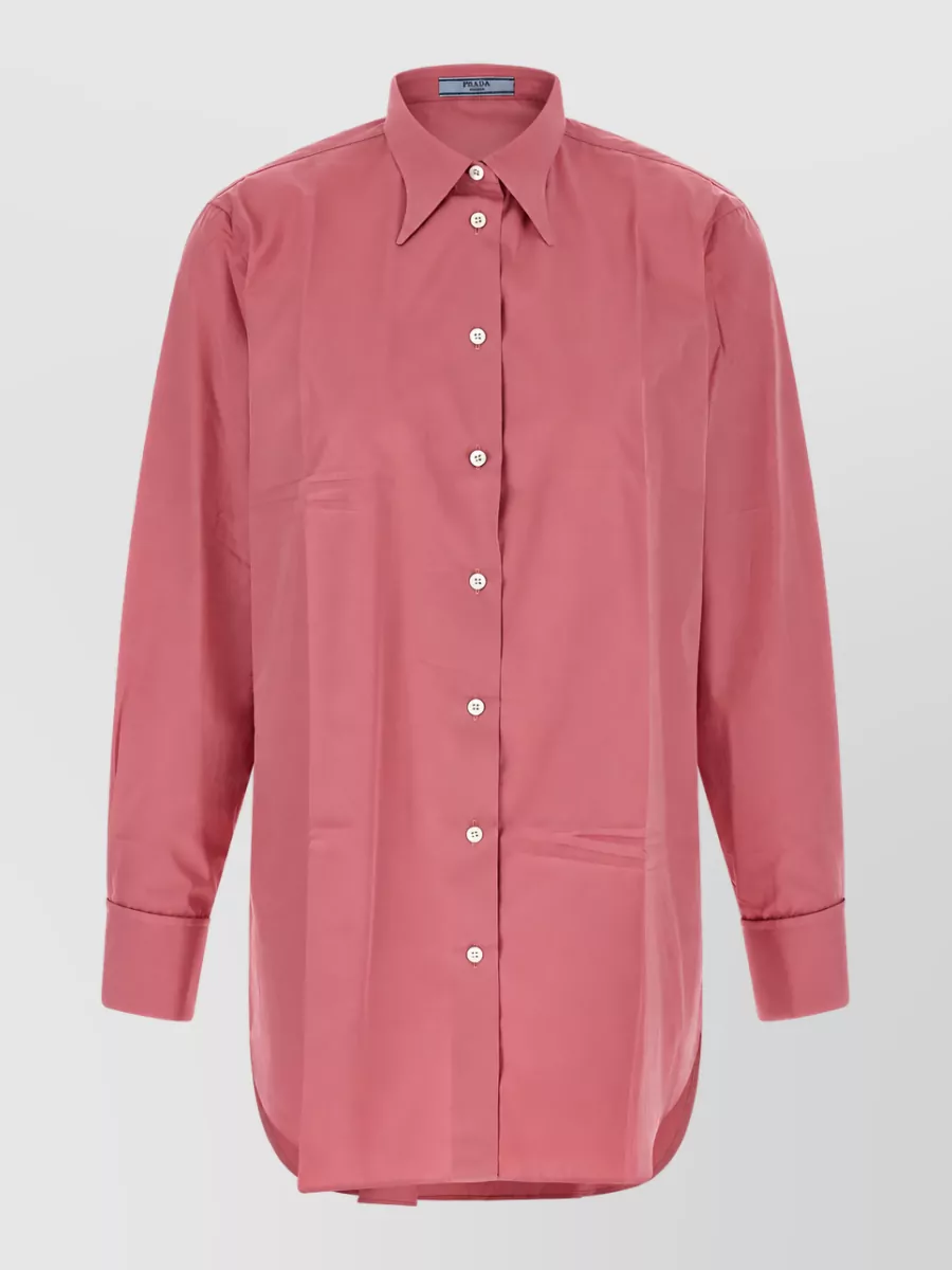 Prada Poplin oversized shirt