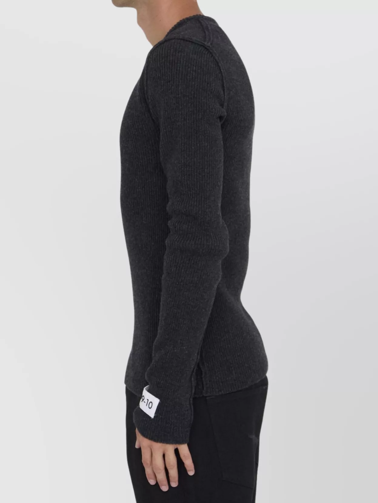 Dolce&Gabbana Crewneck Wool Blend Sweater Patch