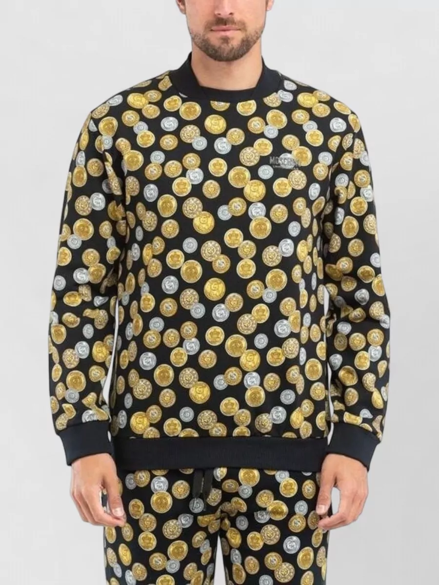 Moschino Cotton sweatshirt jacket