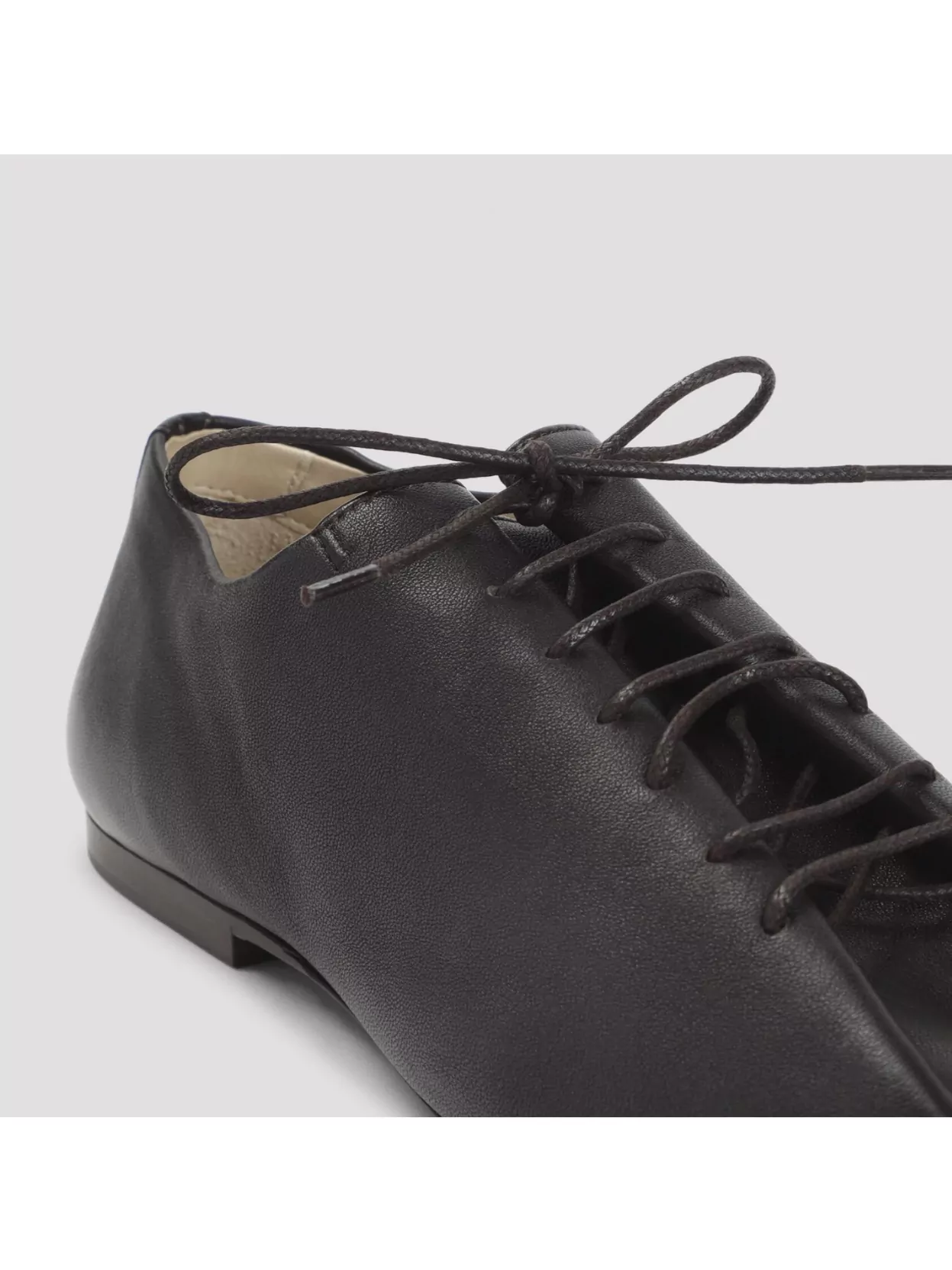 Lemaire Flat Lace-Up Shoes Square Toe