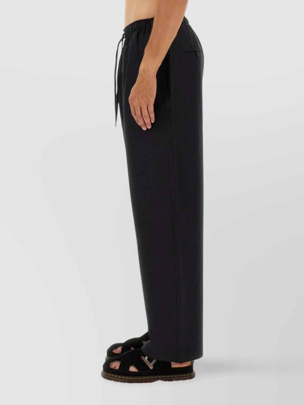 Studio Nicholson Trousers Wide Leg Elastic Waistband