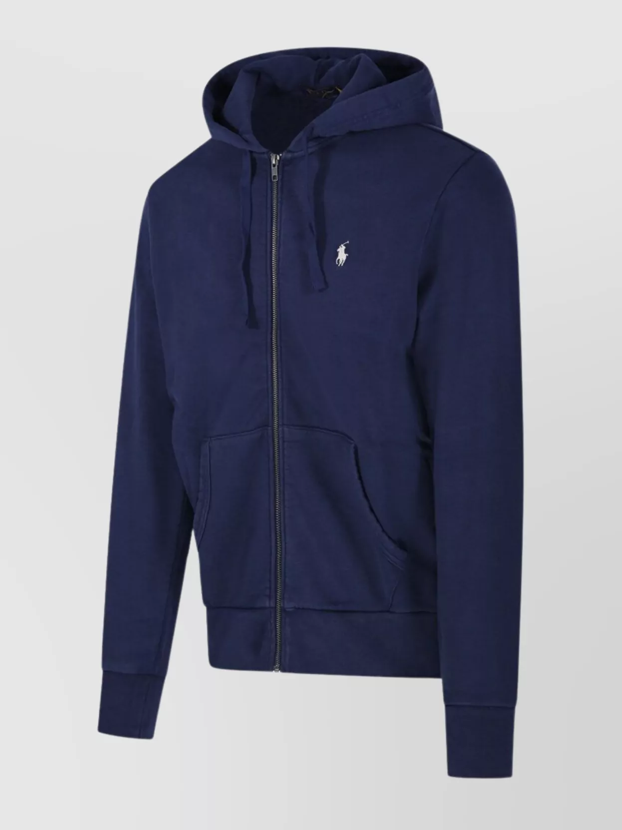 Ralph Lauren Hooded Sweatshirt Drawstring Ribbed Cuffs Hem Kangaroo Pocket