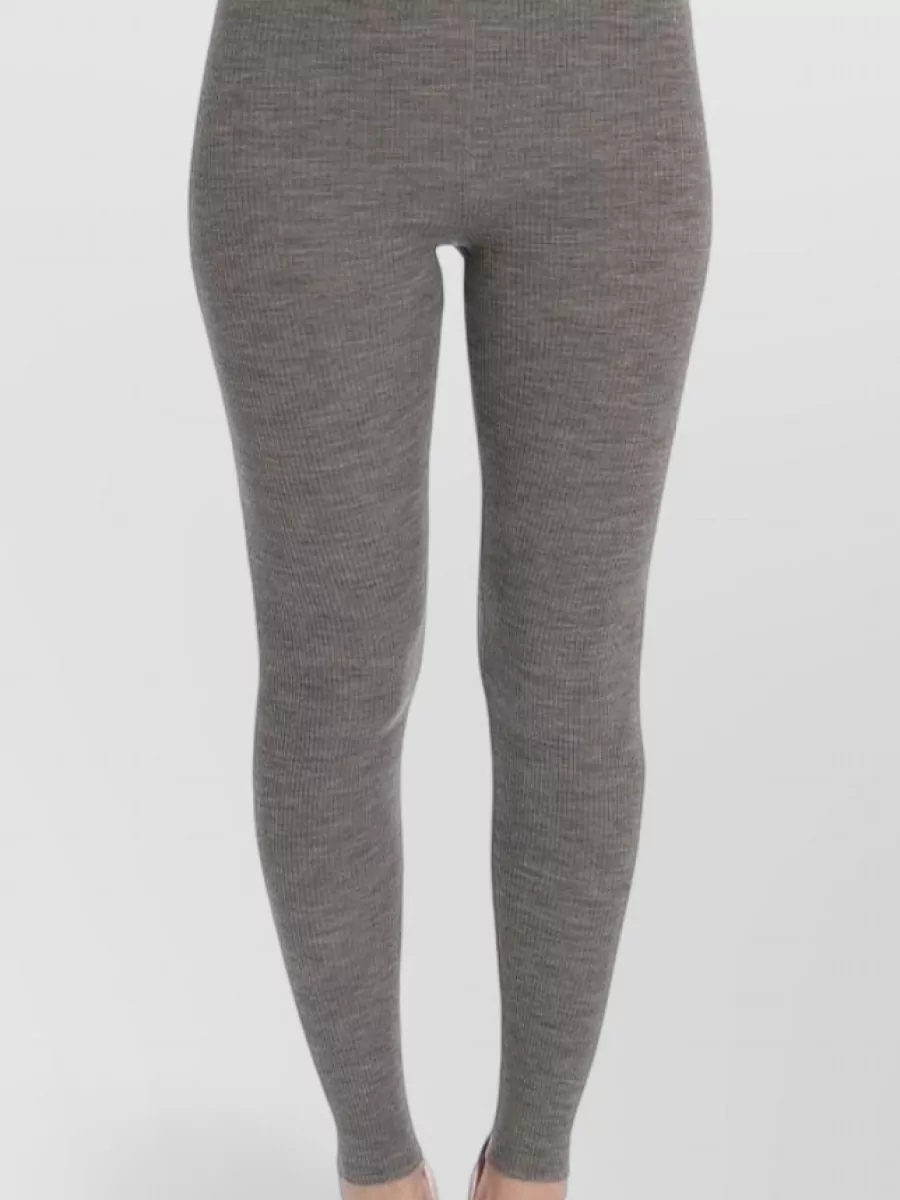 Dolce&Gabbana cashmere ribbed leggings