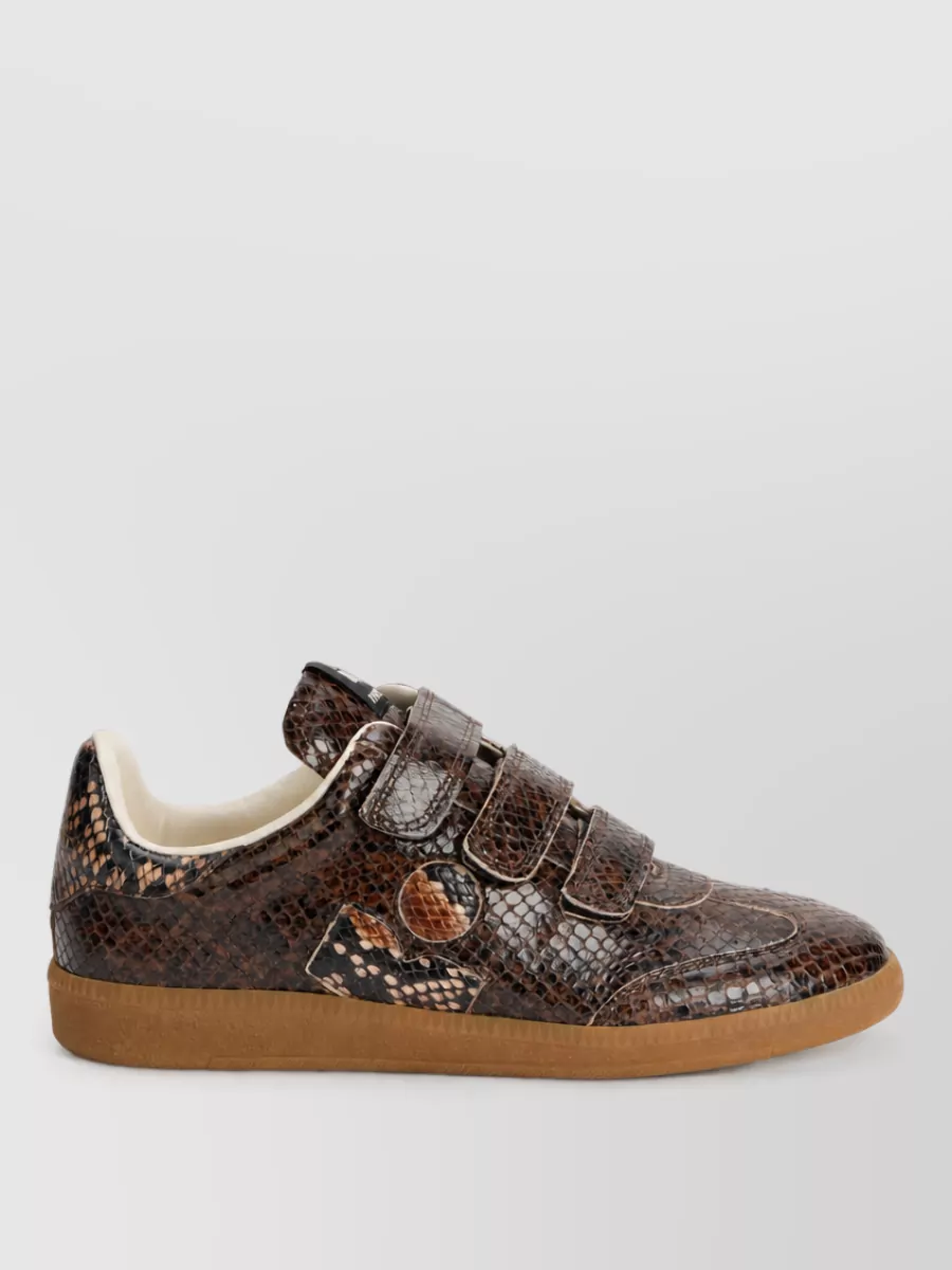 Isabel Marant Printed Leather Sneakers